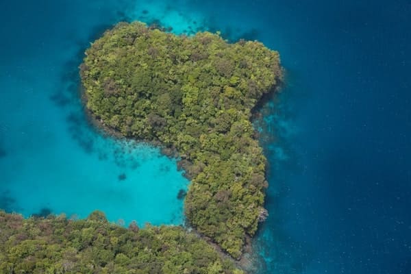 Palau diving destination